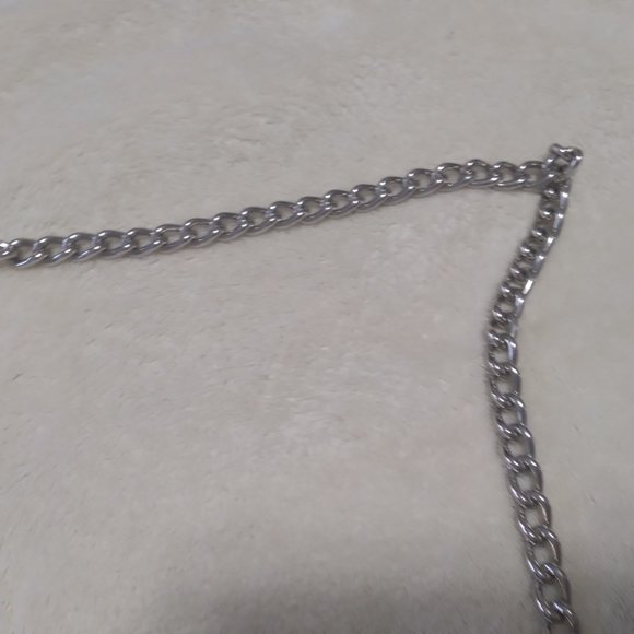 GLITTERY STRAW BLACK AND NATURAL PURSE WITH CHAIN STRAP - Picture 4 of 5